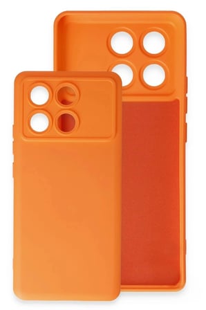 Mey İthalat®   Poco X6 Pro Kılıf Nano içi Kadife Silikon - Pudra