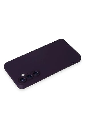 Mey İthalat®  Samsung Galaxy S24 Kılıf Nano içi Kadife Silikon - Mor
