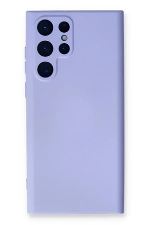 Mey İthalat®  Samsung Galaxy S24 Ultra Kılıf Nano içi Kadife Silikon - Lila