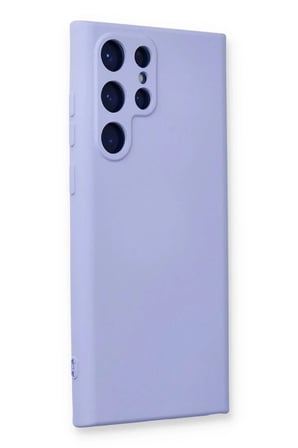 Mey İthalat®  Samsung Galaxy S24 Ultra Kılıf Nano içi Kadife Silikon - Lila