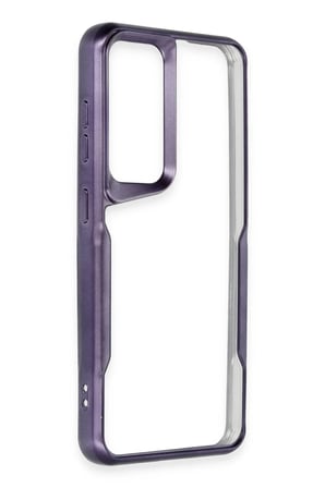 Mey İthalat®  Samsung Galaxy S24 Kılıf Boyi Silikon Kapak - Derin Mor