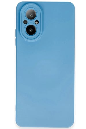 Mey İthalat®  Realme 12 Lite Kılıf Nano içi Kadife Silikon - Mavi