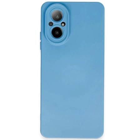 Mey İthalat®  Realme 12 Lite Kılıf Nano içi Kadife Silikon - Mavi