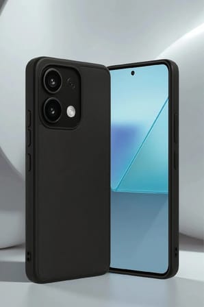 Mey İthalat®   Redmi Note 13 Pro 5G Kılıf Aras Deri Kapak - Kırmızı