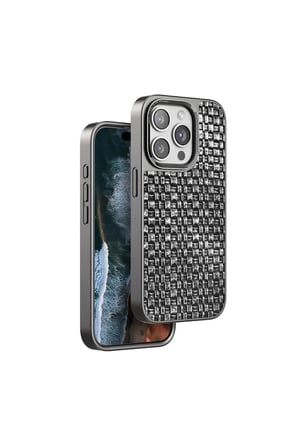 Mey İthalat®  iPhone 14 Pro Brand Kapak - Gümüş