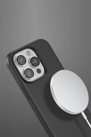 Mey İthalat®  iPhone 15 Pro Max Home Magsafe Kapak - Turuncu