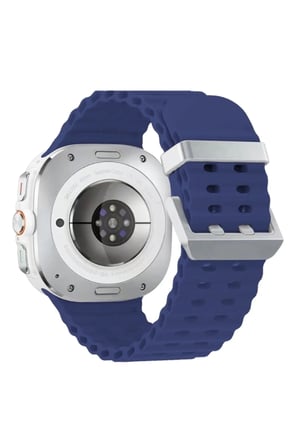 Mey İthalat®  Watch 7 Ultra KR417 Rug Silikon Kordon - Lacivert