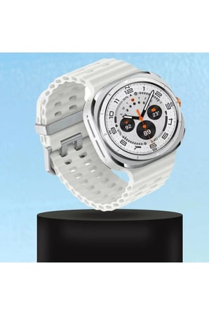 Mey İthalat®  Watch 7 Ultra KR417 Rug Silikon Kordon - Lacivert