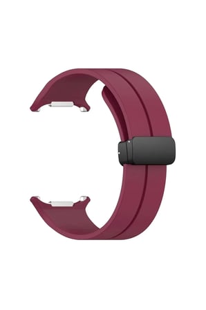 Mey İthalat®  Watch 7 Ultra KR418 Tender Silikon Kordon - Bordo