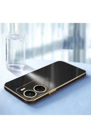 Mey İthalat®  Vivo Y18 Kılıf Volet Silikon - Mavi