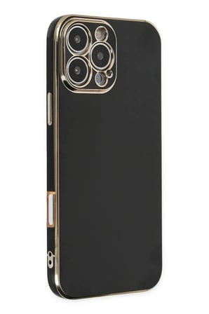 Mey İthalat®  iPhone 16 Pro Kılıf Volet Silikon - Siyah