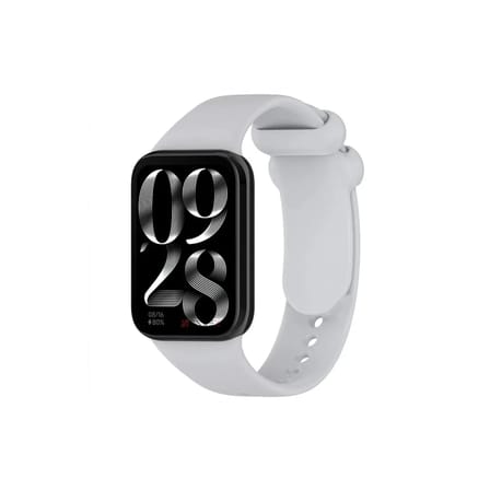 Mey İthalat®   Smart Band 8 Pro Klasik Kordon - Açık Gri