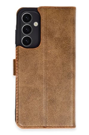 Mey İthalat®  Samsung Galaxy A25 5G Kılıf Trend S Plus Kapaklı Kılıf - Taba