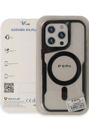 Mey İthalat®  iPhone 16 Pro Max Kılıf Boyi Magsafe Silikon Kapak - Kahverengi