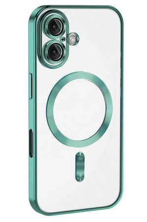Mey İthalat®  iPhone 16 Kılıf Kross Magneticsafe Kapak - Turkuaz