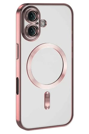Mey İthalat®  iPhone 16 Plus Kılıf Kross Magneticsafe Kapak - Pembe