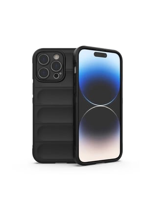 Mey İthalat®  iPhone 16 Pro Kılıf Optimum Silikon - Siyah