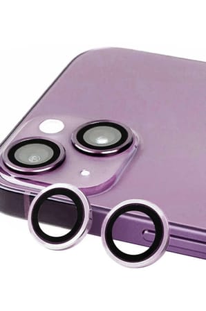 Mey İthalat®  iPhone 14 Raze Metal Kamera Lens - Mor