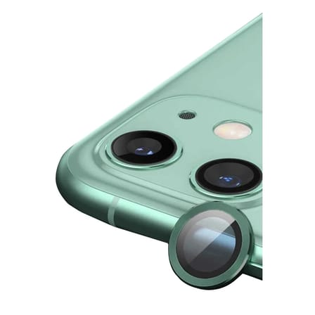 Mey İthalat®  iPhone 12 Mini Raze Metal Kamera Lens - Yeşil