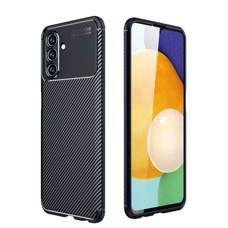Mey İthalat®  Samsung Galaxy A36 Kılıf Auto Focus Karbon Kapak - Siyah