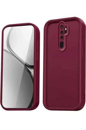 Mey İthalat®   Redmi Note 8 Pro Kılıf Viera Silikon - Bordo