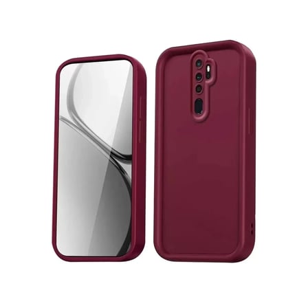 Mey İthalat®   Redmi Note 8 Pro Kılıf Viera Silikon - Bordo