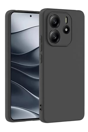 Mey İthalat®   Redmi Note 14 4G Kılıf First Silikon - Siyah