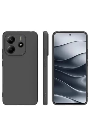 Mey İthalat®   Redmi Note 14 4G Kılıf First Silikon - Siyah