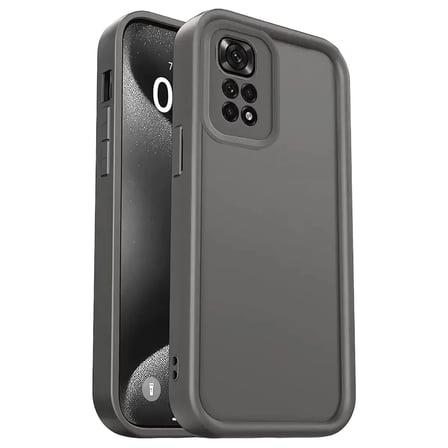Mey İthalat®   Redmi 10 2022 Kılıf Viera Silikon - Gri