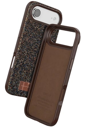 Mey İthalat®   iPhone 17 Air Bright Simli Kapak - Gold