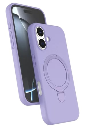 Mey İthalat®   iPhone 17 Regal Magsafe Standlı Kapak - Lila