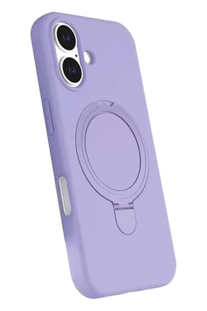 Mey İthalat®   iPhone 17 Regal Magsafe Standlı Kapak - Lila