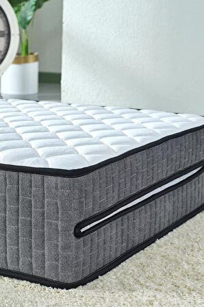 Deluxe Gri 70x180 Katlanır Yatak, Yer Yatağı, Misafir Yatağı, Kamp Yatağı (Ölçü Seçenekli)