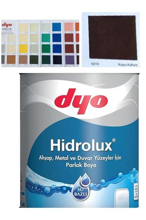 Hidrolüx Su Bazlı Kokusuz Ahşap Ve Metal Boyası 0.75 Lt. Koyu Kahve