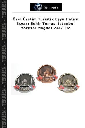 Özel Üretim Turistik Eşya Hatıra Eşyası Şehir Teması İstanbul Yöresel Magnet 2Alk102