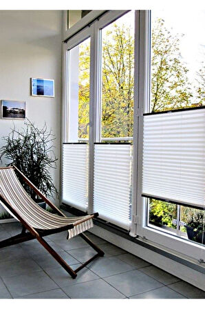 Katlanabilir Cam Balkon Plise Perde