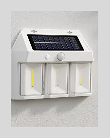 BK 618 Suya Dayanıklı Solar Duvar Lambası – Akıllı Gece Sensörlü Işık