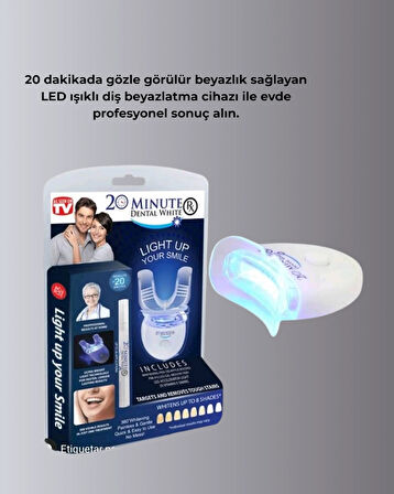 Diş Beyazlatma Seti Özel Jel ve Led