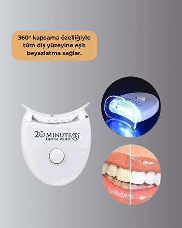 Diş Beyazlatma Seti Özel Jel ve Led