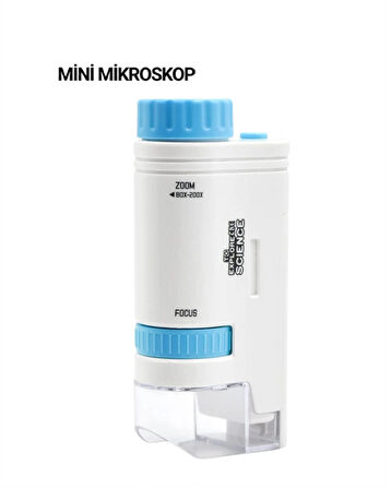 TAŞINABİLİR MİNİ ÇOCUK MİKROSKOBU