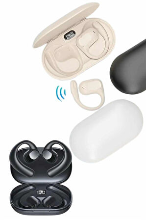 Bluetooth Kulaklık Küpeli Uzun Pil Ömrü Yüksek Ses Kaliteli Dijital Göstergeli