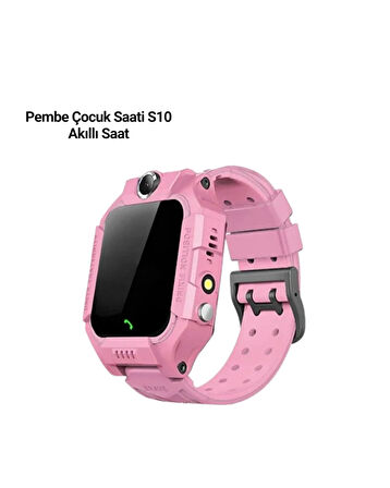EBEVEYN DENETİMLİ S10 AKILLI SAAT PEMBE ÇOCUK SAATİ