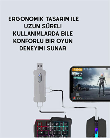 Mobilde Konsol Deneyimi – 5in1 Bluetooth Oyun Seti (Android Uyumlu) PUBG SET X8