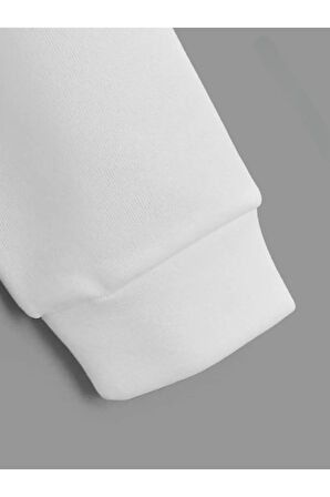 Pamuklu Minecraft Baskılı Erkek Çocuk Kapüşonlu Sweatshirt İki İplik Şardonlu