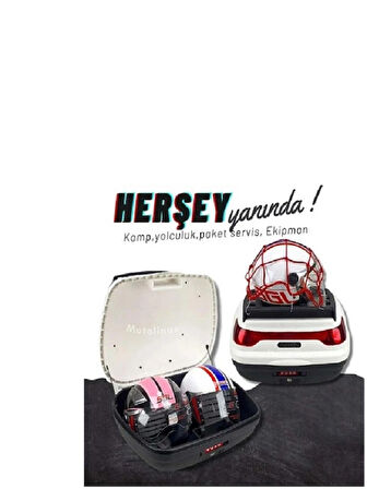 WOGEN 52 LT. MOTORSİKLET ARKA ÇANTA**SIRT DAYAMA PEDİ**  BEYAZ