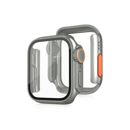 Apple Watch 44mm Uyumlu Watch 49mm Kasa Dönüştürücü ve Ekran Koruyucu - Yıldız Işığı