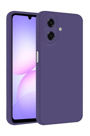 Samsung Galaxy A07 4G Uyumlu First Silikon - Mürdüm