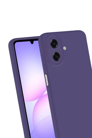 Samsung Galaxy A07 4G Uyumlu First Silikon - Mürdüm