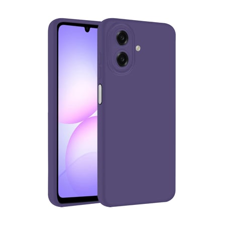 Samsung Galaxy A07 4G Uyumlu First Silikon - Mürdüm