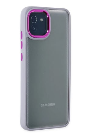 Samsung Galaxy A03 Uyumlu Kılıf Dora Kapak - Lila